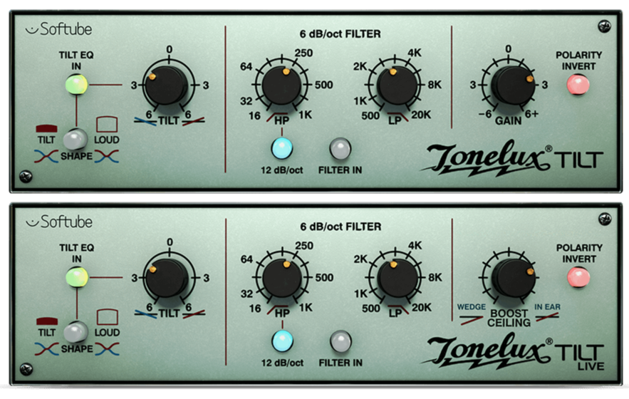 Softube Tonelux Tilt and Tilt Live